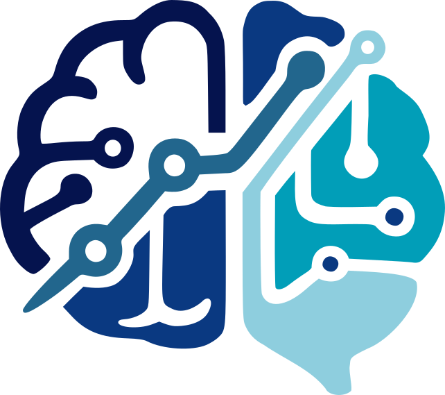 Small icon of blue brain for 'Data Driven Mai'